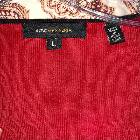 BCBGMAXAZRIA red tank top size large - Picture 3 of 3
